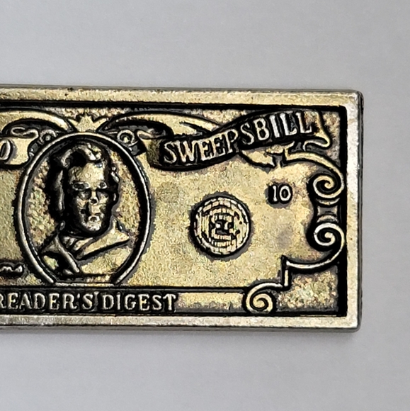 Reader's Digest 150,000 Metal Bill Knick Knack - Picture 12 of 12